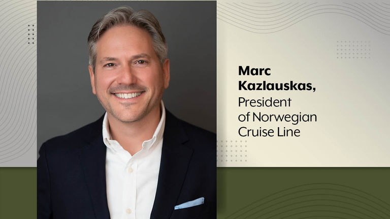Marc Kazlauskas, president of Norwegian Cruise Line