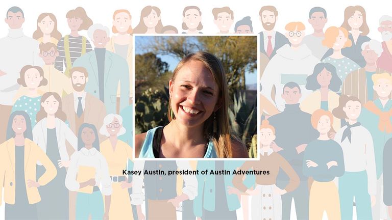 Kasey Austin, president of Austin Adventures