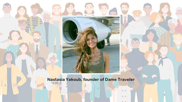 Nastasia Yakoub, founder of Dame Traveler