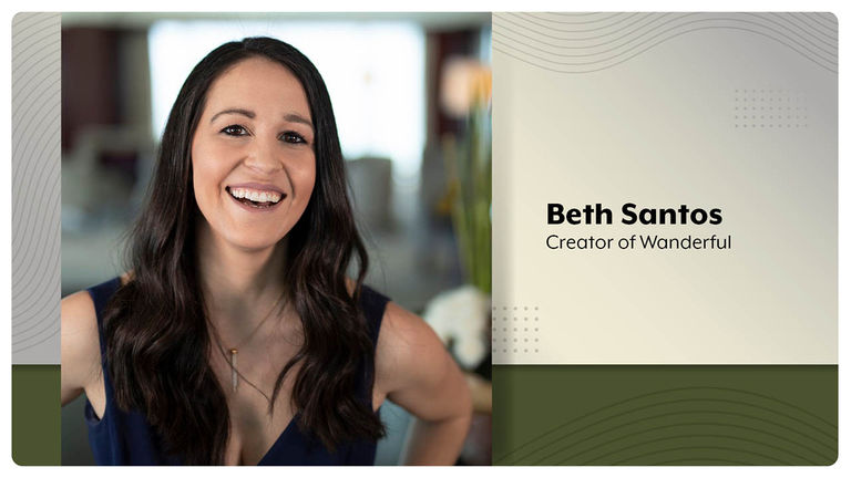 Beth Santos, creator of Wanderful