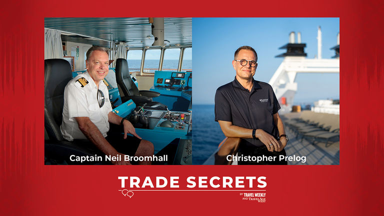 Captain Neil Broomhall (left) and Chris Prelog