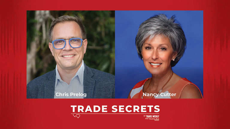Windstar's Chris Prelog and travel advisor Nancy Cutter