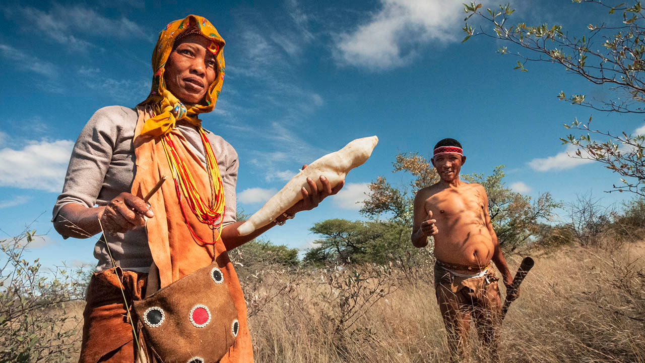Last year's second place photograph of Kalahari bushmen in Botswana by Jerry Chinn.