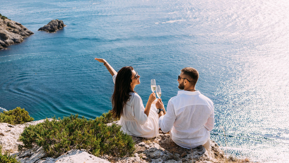 Indulgent Explorers Stock Image