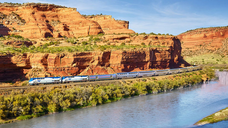 Amtrak's California Zephyr connects San Francisco and Chicago.
