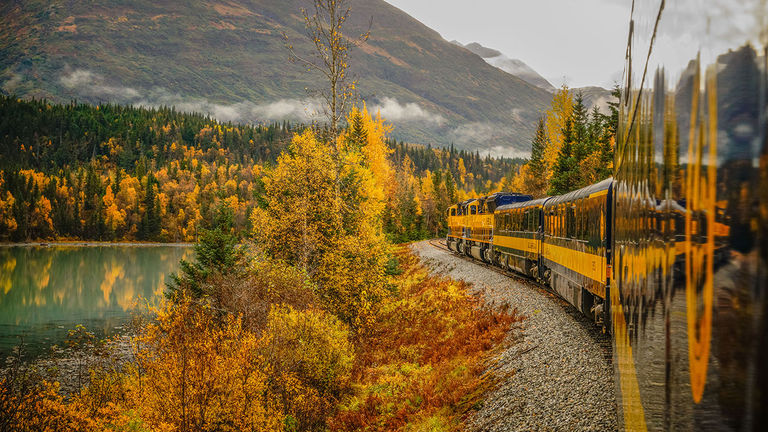 Alaska Railroad’s Coastal Classic itinerary connects Anchorage and Seward in a matter of hours and traverses through stunning untouched landscapes.