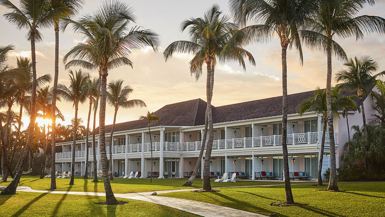 The Ocean Club, a Four Seasons Resort, is located on Paradise Island, Bahamas.