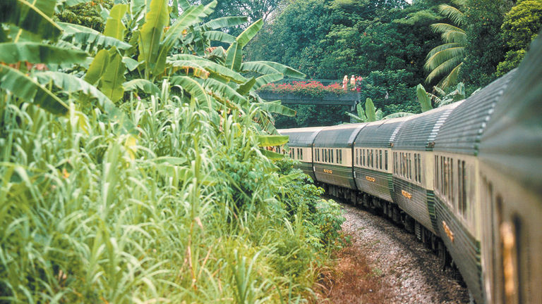 The Eastern & Oriental Express, a Belmond Train, is a luxury sleeper train with just 32 suites and cabins.