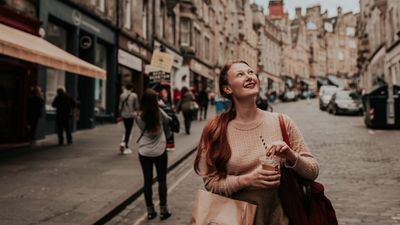 Woman in Edinburgh