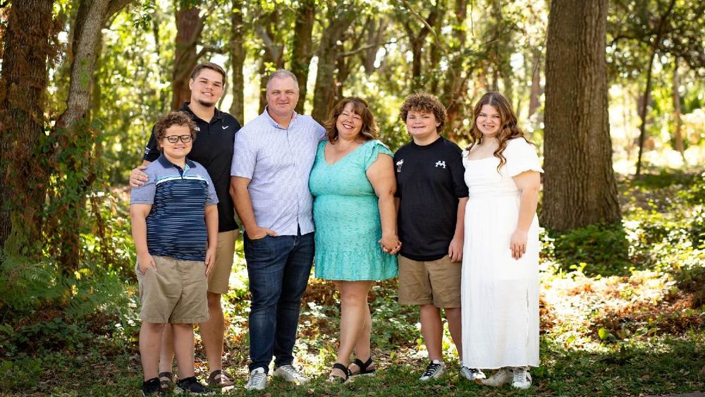 Senka is a mother of four, and her husband, Collin, helps with her business.