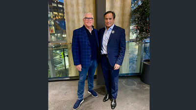 Don Welsh, president and CEO of DI, with Keith Henry, president and CEO of ITAC