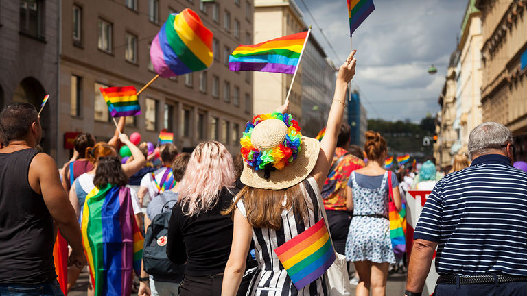 A LGBTQ+ event in Prague