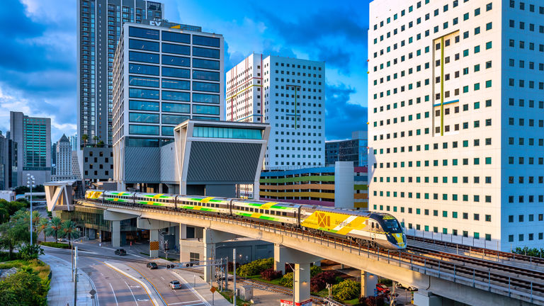Brightline operates out of six Florida stations, including Miami.