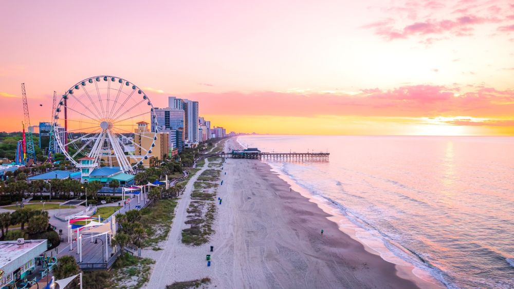 Myrtle Beach, S.C., is among the most-searched-for Memorial Day destinations, according to data from Booking.com.