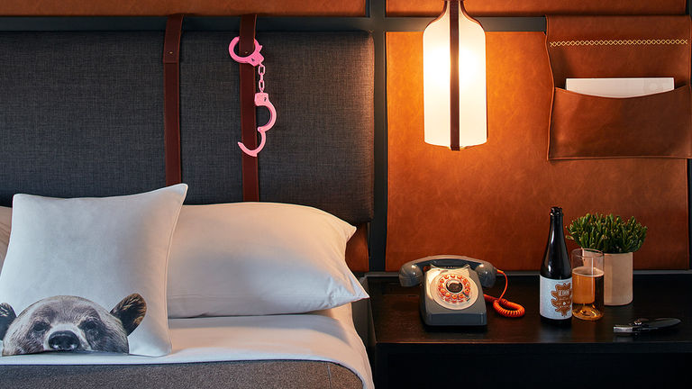 Moxy Hotels feature quirky design details.