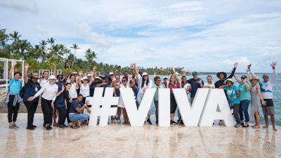 Viva Resorts by Wyndham guests visit Saona Island in the Dominican Republic