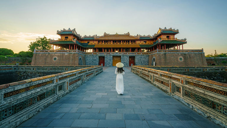 The former entrance to the Imperial City of Hue