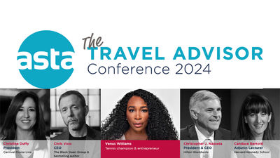 The Travel Conference features a variety of speakers; tennis star Venus Williams will give the keynote.