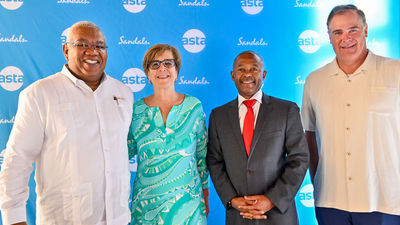 ASTACaribbean_Hero: Attendees congregated at Sandals Royal Curacao.