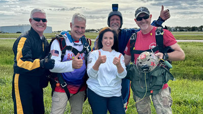 Christine Duffy Dives for a Cause