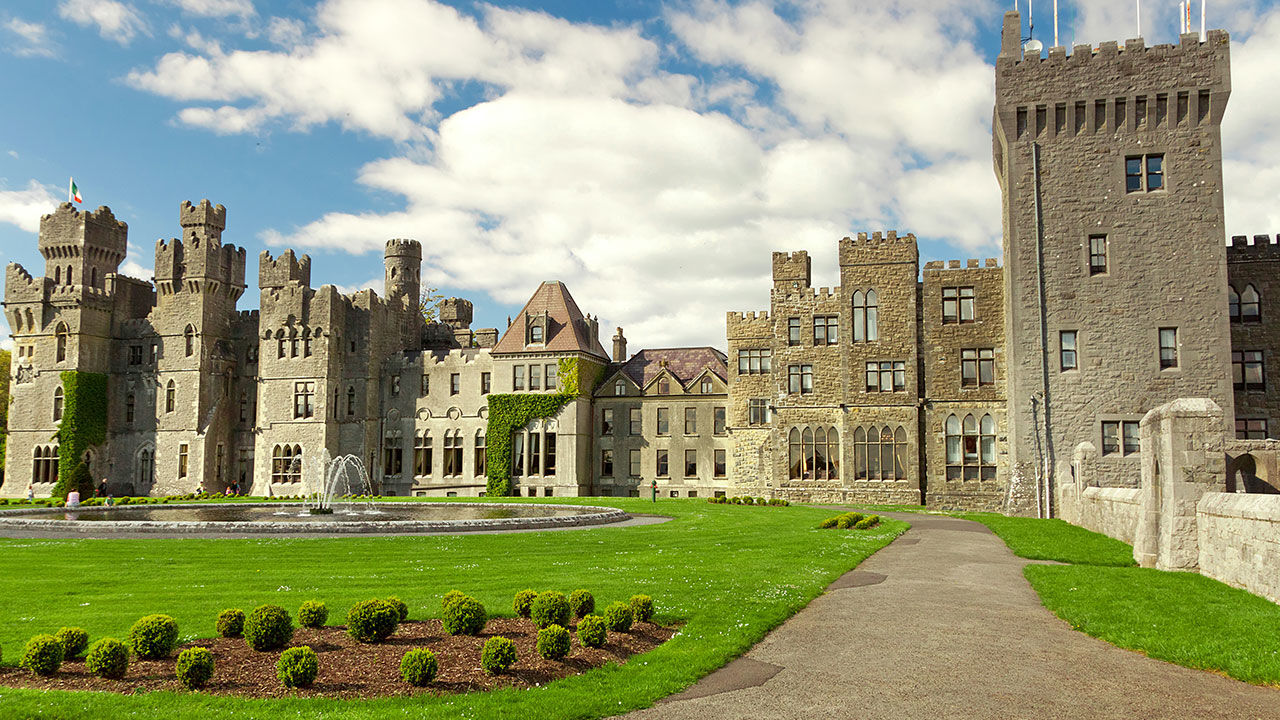 Ashford Castle is a popular option for travelers looking to spend the night in an authentic castle.