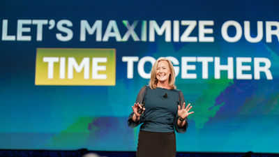 Karryn Christopher, president of Signature, presented during the conference.