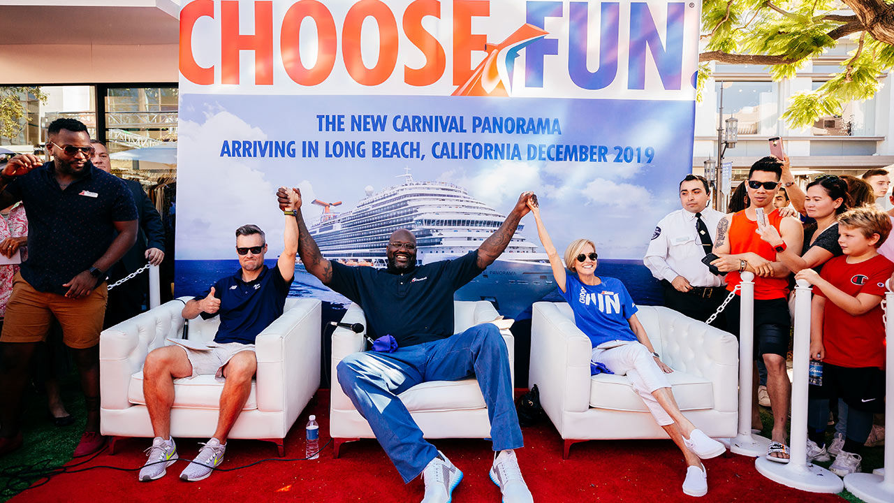 Shaq and Carnival Bring Fun to Los Angeles