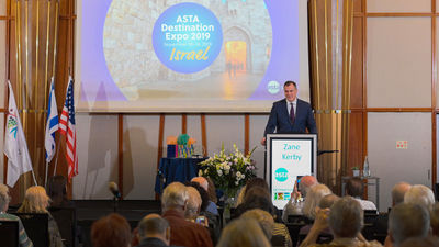 ASTA president Zane Kerby welcomed more than 200 organization members to Israel for the 2019 expo.