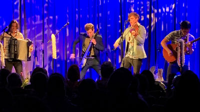 Hawaiian indie post-folk band Streetlight Cadence performed at Mele Mei in LA.