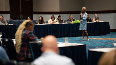 During CruiseWorld's Think Tank, travel advisors had an open-forum discussion.