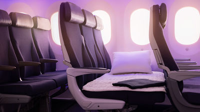 While not a new product, Economy Skycouch is a popular and unique offering from the airline.