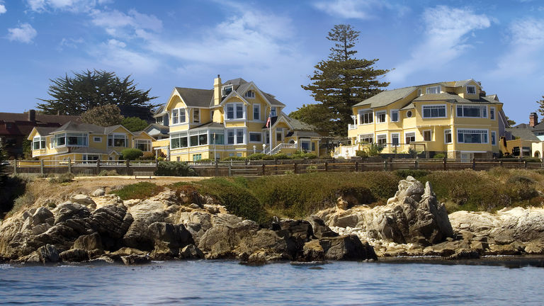 All rooms at Seven Gables Inn offer views of Monterey Bay.