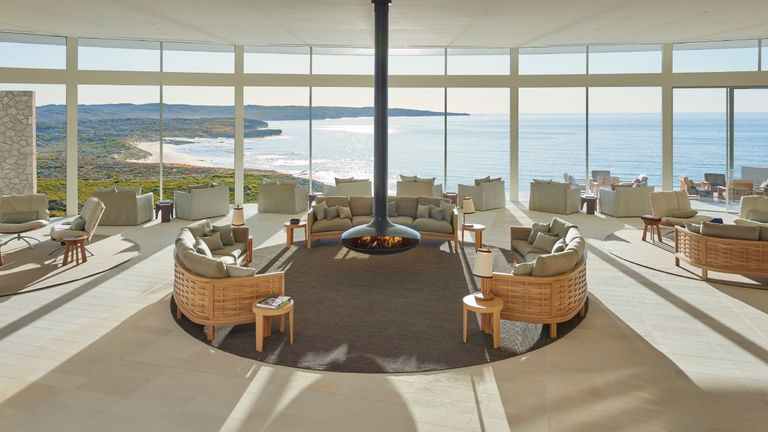 After the 2020 bushfires on Kangaroo Island, Southern Ocean Lodge was rebuilt, and many parts of it were painstakingly recreated, including the beloved Great Room.