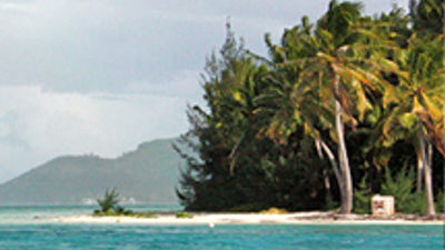 Bora Bora From Below