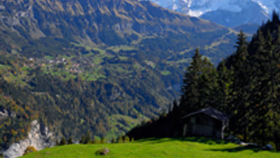 The Bernese Oberland in Switzerland