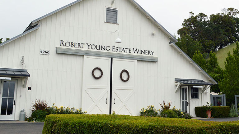 Many renowned wineries line each day’s cycling routes, such as Robert Young Estate Winery. // © 2016 Valerie Chen