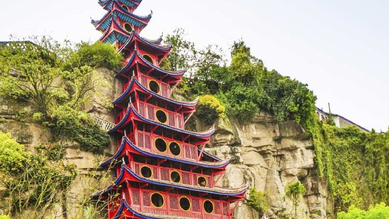 Climbing Shibaozhai Pagoda is one of the cultural highlights of a Yangtze River cruise. // © 2015 Thinkstock