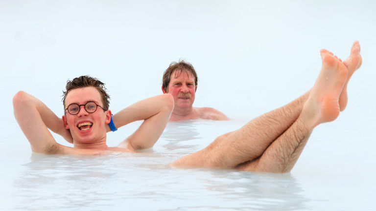 Iceland is a popular spot for polar travel, where soaking in thermal springs is a way of life. // © 2015 iStock