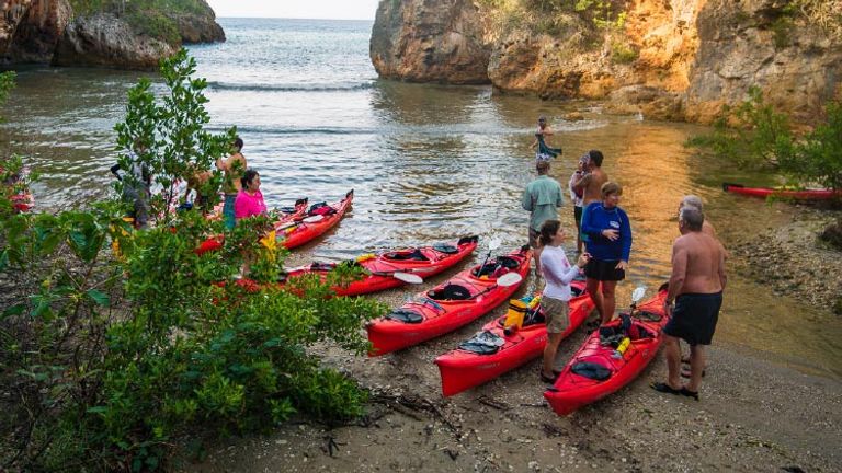In particular, kayaking trips provide a great way to experience adventure in Cuba. // © 2016 Chad Case Photography
