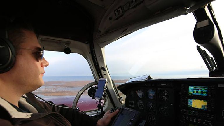 Northern Alaska Tour Company flies travelers from Fairbanks, Alaska, to Kaktovik, which is above the Arctic Circle. // © 2017 Mindy Poder