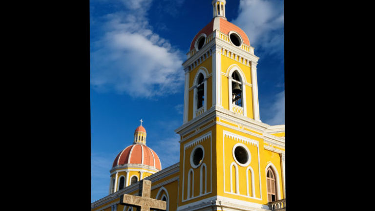 History and architecture buffs will love Granada, Nicaragua’s many colonial buildings. // © 2018 Getty Images