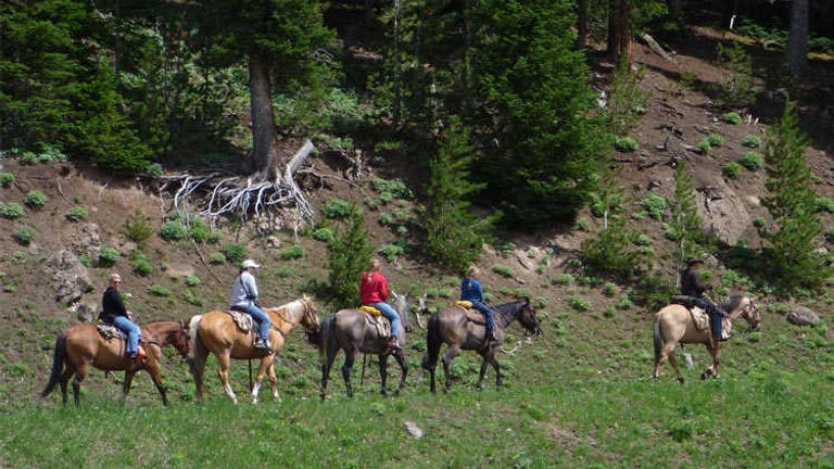 Horseback riding is one of the most popular activities. // © 2013 Adventures by Disney