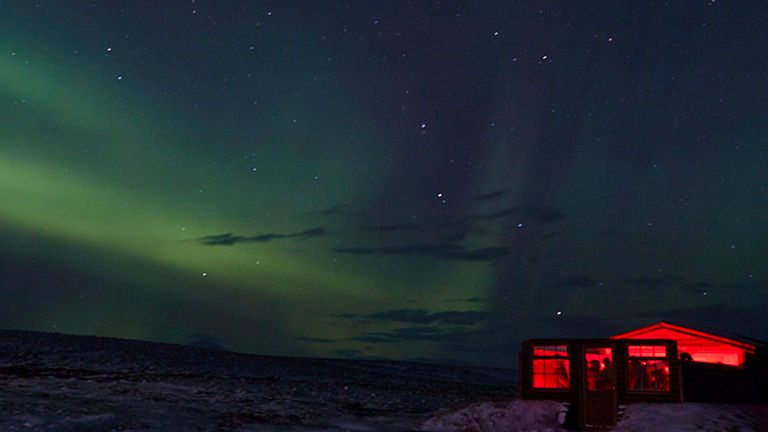 The on-site observatory has been open since 2014 and has several high-quality telescopes for stargazing. // © 2017 Brent Darby