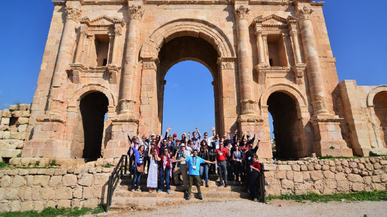 The Tourism Cares delegation visited Jerash. // © 2018 Tourism Cares
