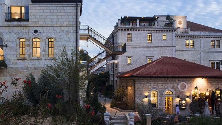 A hotel option in Jerusalem, The American Colony dates back to the 1800s and consists of four buildings and 196 rooms. // © 2015 The American Colony Hotel