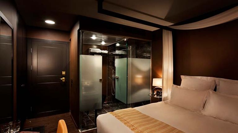 Another hotel option, but located in the distant Tel Aviv, Brown TLV Urban Hotel flaunts a modern, boutique atmosphere. // © 2015 Brown TLV Urban Hotel