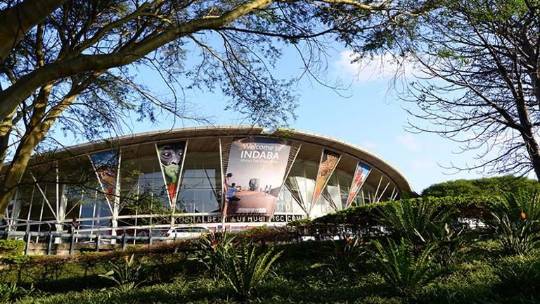 This year’s Indaba, Africa's largest tourism trade show, was held at the Inkosi Albert Luthuli ICC complex in Durban, South Africa. // © 2015 Reg Caldecott/South African Tourism
