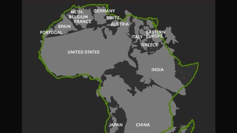 The world’s largest countries fit snugly in the continent of Africa. // © 2014 Abercrombie & Kent