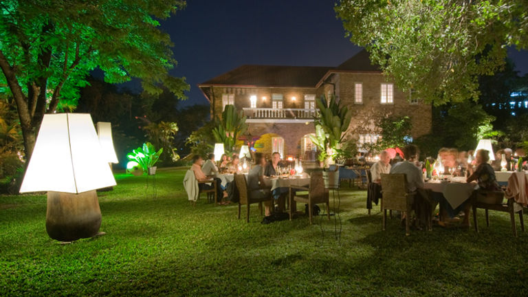 Dinner at the Le Planteur restaurant in Yangon // © 2010 Mark Edward Harris 1