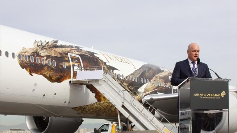 Christopher Luxon, Air New Zealand’s CEO, stated that many Americans don’t realize that New Zealand is only 13 hours away from Los Angeles. // © 2013 Cody Geib 